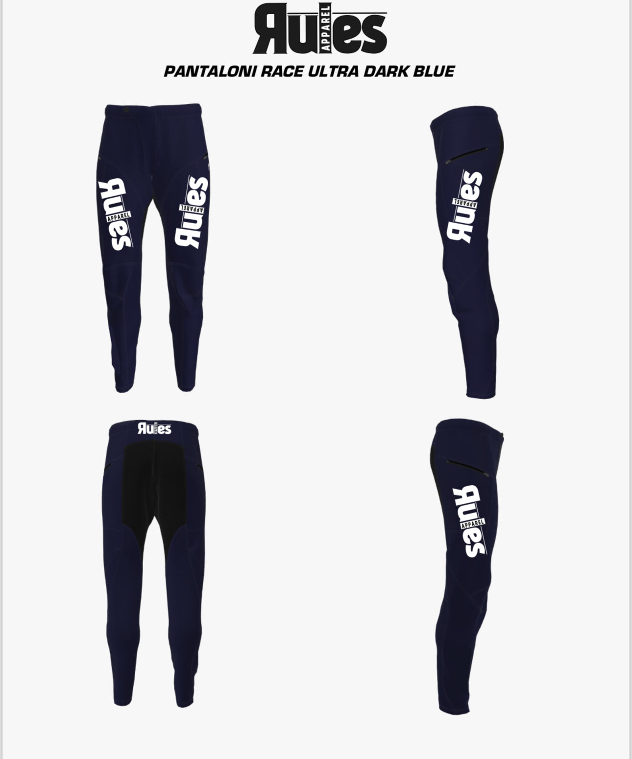 Pantalone Dark Blue Rules Race Slim