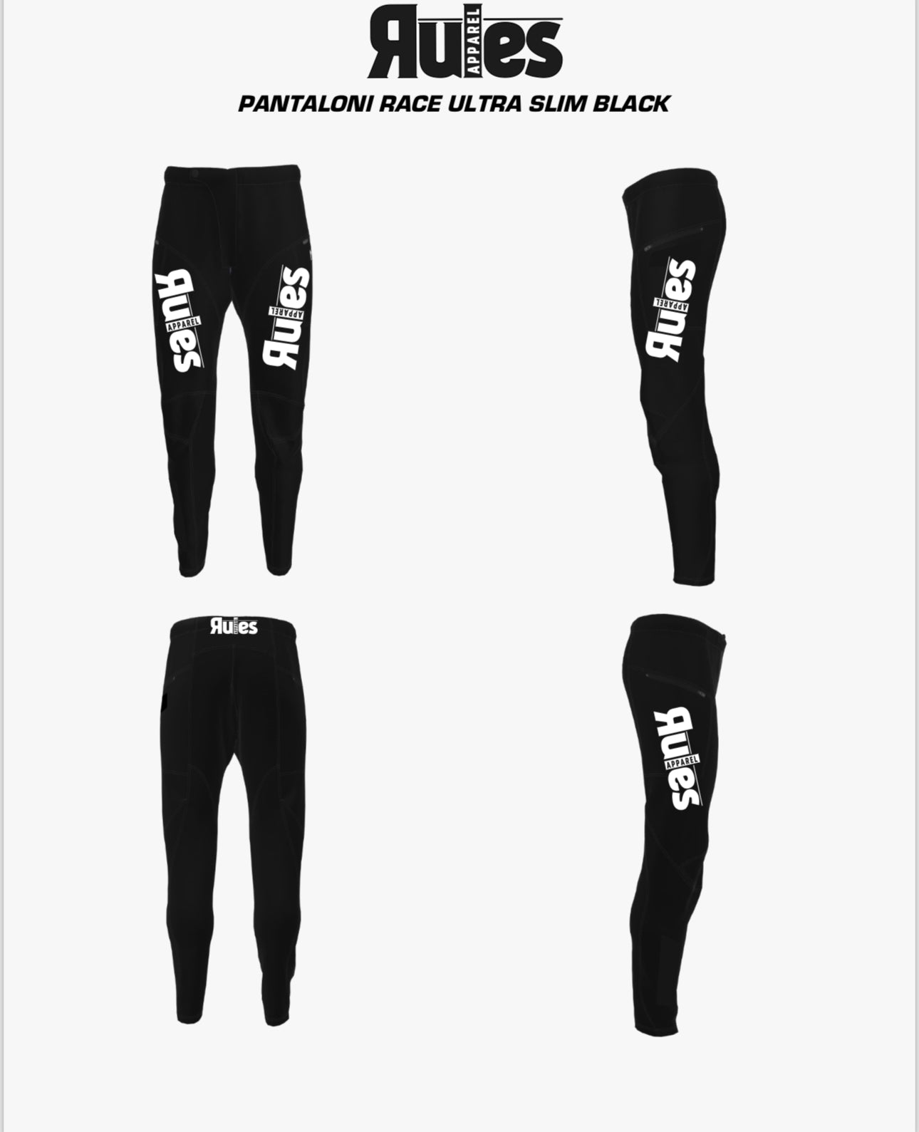 Pantalone Black Rules Race Slim