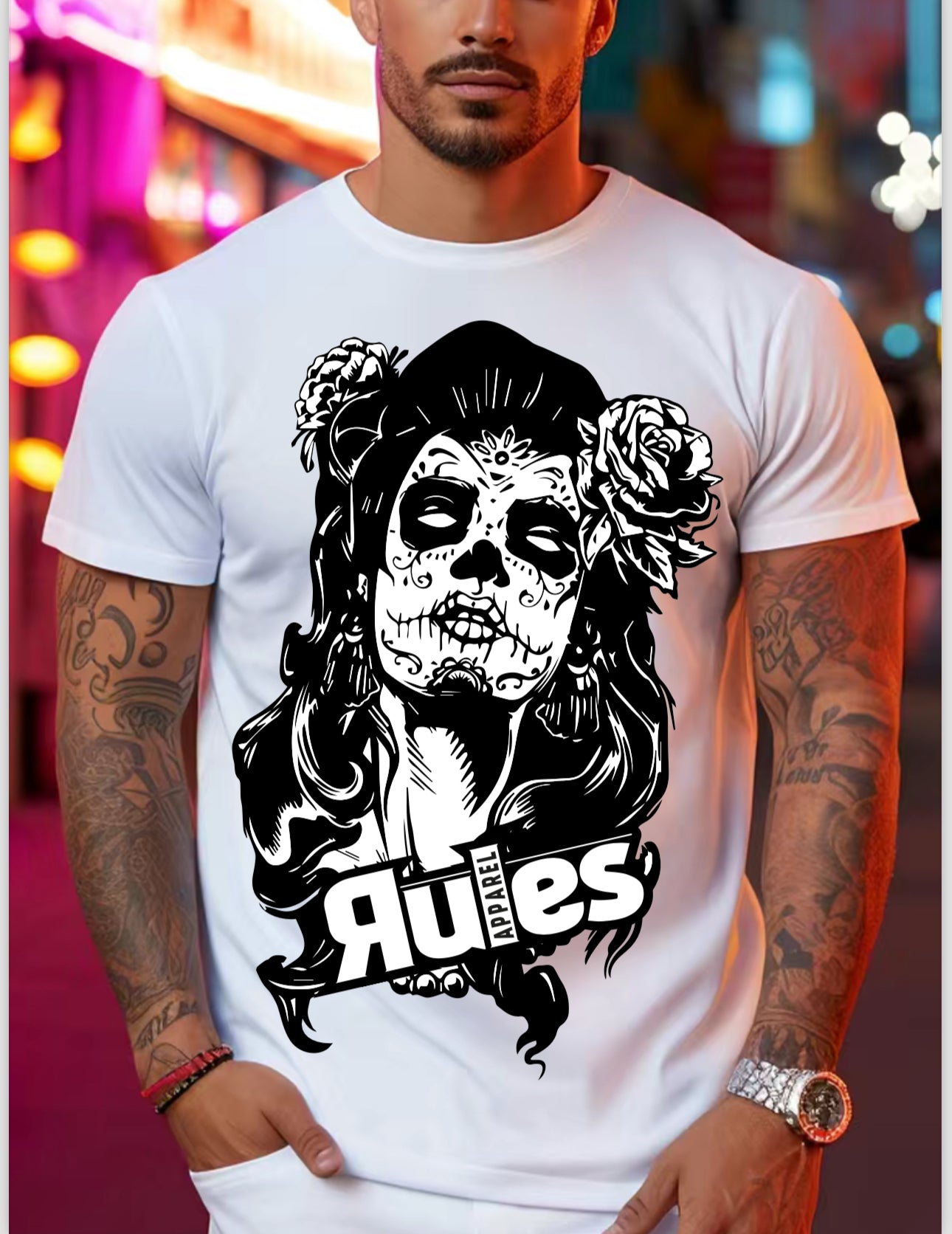 T-Shirt Rules Girl white